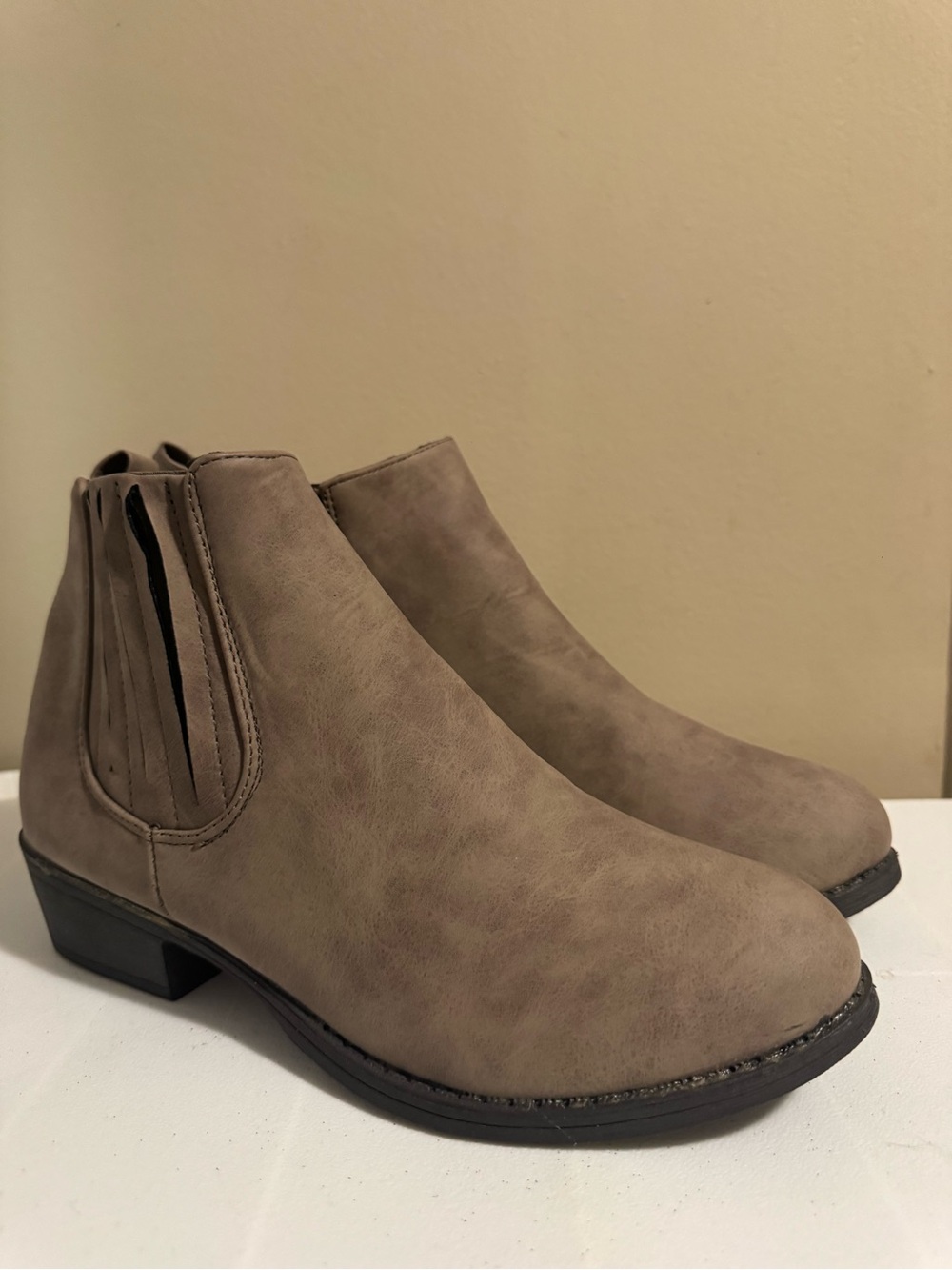 Streetwear Society Taupe Ankle Boots